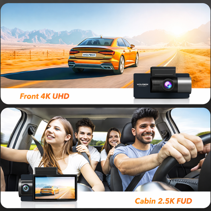 Wolfbox i17 3CH 4K Wifi GPS 64gb dashcam
