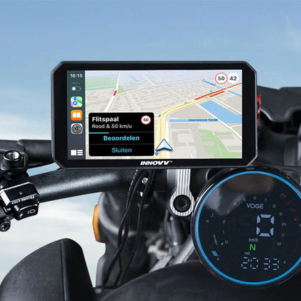 Innovv N1 Pro 2CH Wifi GPS Carplay monitor and dashcam for motorcycle