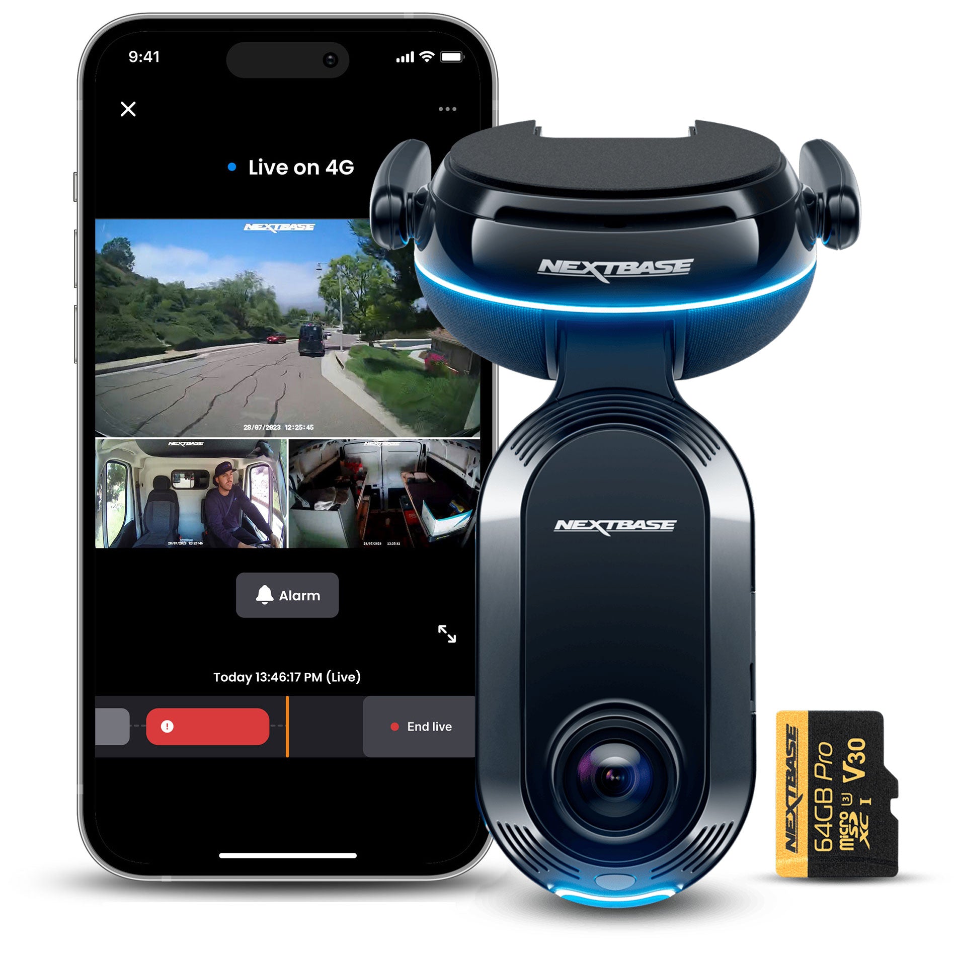Nextbase IQ Smart 4K Dual Cloud Wifi GPS 64gb dashcam