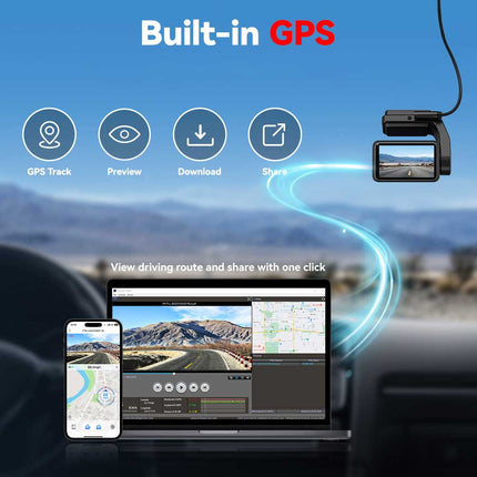 <tc>Redtiger A4 4K Touch Wifi GPS 2CH 64gb dashcam</tc>
