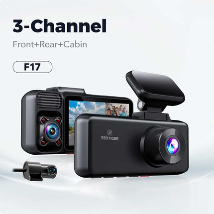<tc>Redtiger F17 3CH 4K Wifi GPS 64gb dashcam</tc>