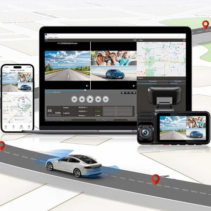 <tc>Redtiger F17 3CH 4K Wifi GPS 64gb dashcam</tc>