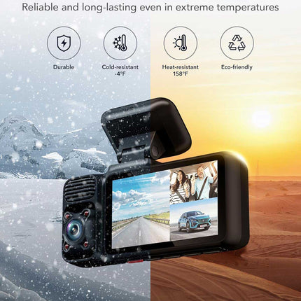 <tc>Redtiger F17 3CH 4K Wifi GPS 64gb dashcam</tc>