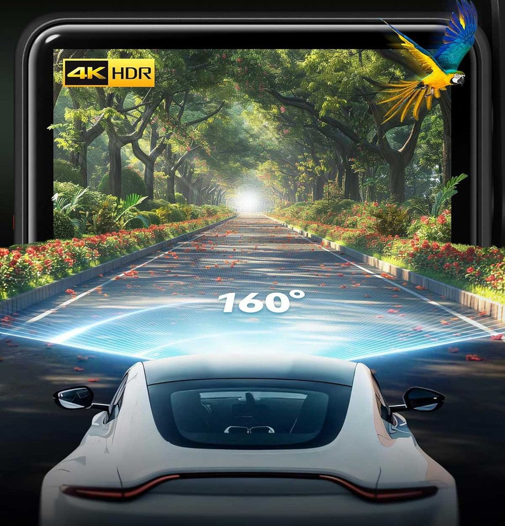 Redtiger F4 4K Touch Wifi GPS 32gb dashcam