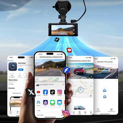<tc>Redtiger F7NS 4K 1CH Wifi GPS dashcam</tc>