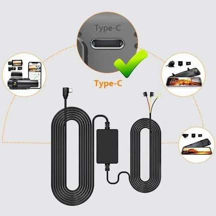 <tc>Redtiger hardwire kit USB-C 3-wire</tc>