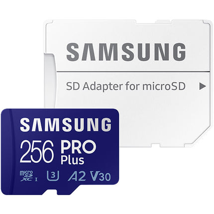 Samsung Pro Plus 256gb U3 V30 A2 Micro SDXC card