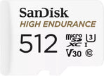 SanDisk 512GB High Endurance U3 V30 microSD card