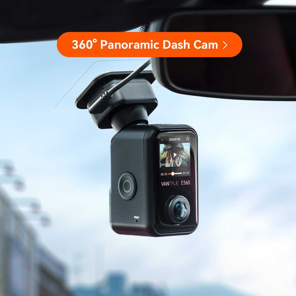 Vantrue E360 Cloud 5K 2CH Wifi GPS 360 degree dashcam