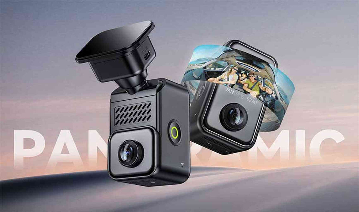 Vantrue E360 Cloud 5K 2CH Wifi GPS 360 degree dashcam