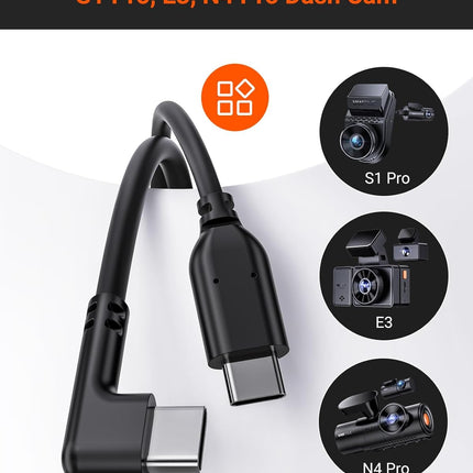 Vantrue N4 Pro / N4S 9-metre rear-view camera cable