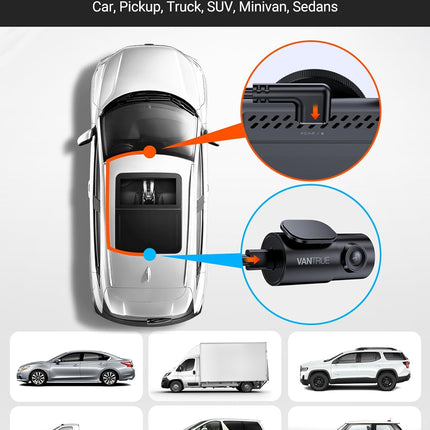 Vantrue N4 Pro / N4S 9-metre rear-view camera cable