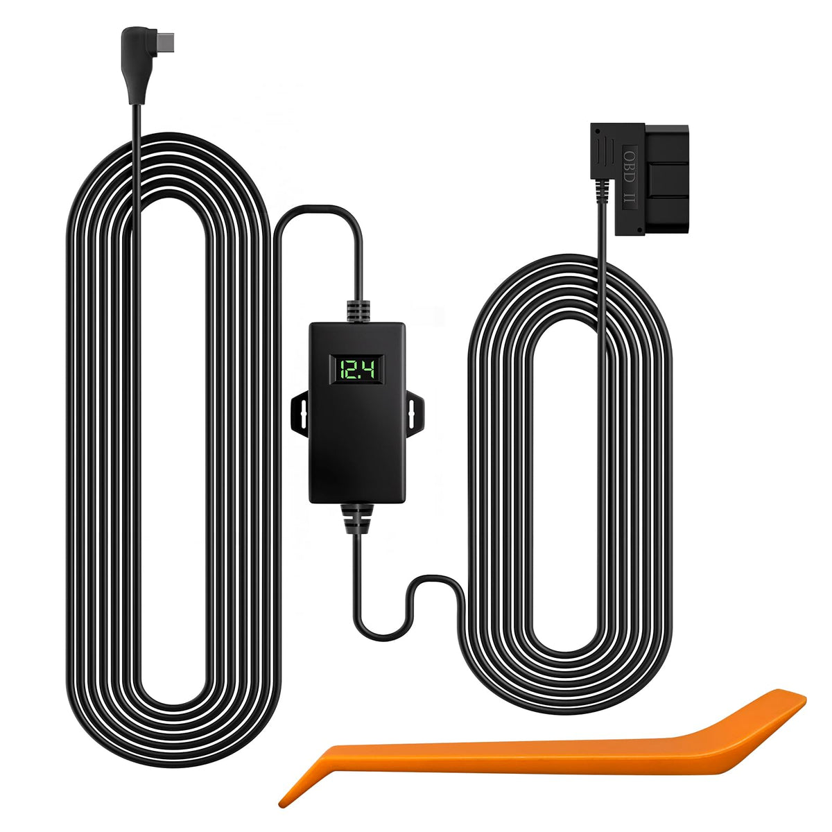 Wolfbox G900 4A OBD hardwire kit USB-C