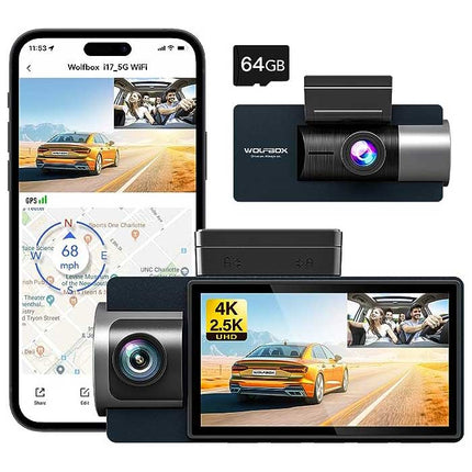 <tc>Wolfbox i17 3CH 4K Wifi GPS 64gb dashcam</tc>