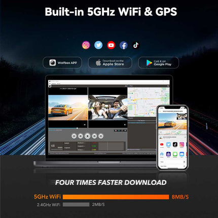 <tc>Wolfbox i17 3CH 4K Wifi GPS 64gb dashcam</tc>