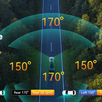 <tc>AZDome M350 4CH 2K Wifi GPS 64GB 360-degree dashcam</tc>