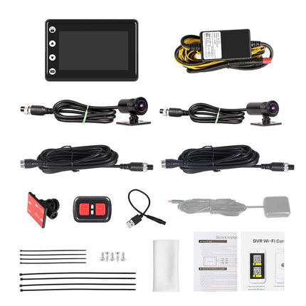 <tc>Motocam A2X Wifi 2CH dual motorcycle dashcam</tc>