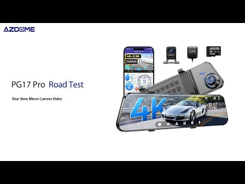 AZDome PG17 Pro 4K 2CH Wifi GPS 128gb dashcam – Allcam | dashcam