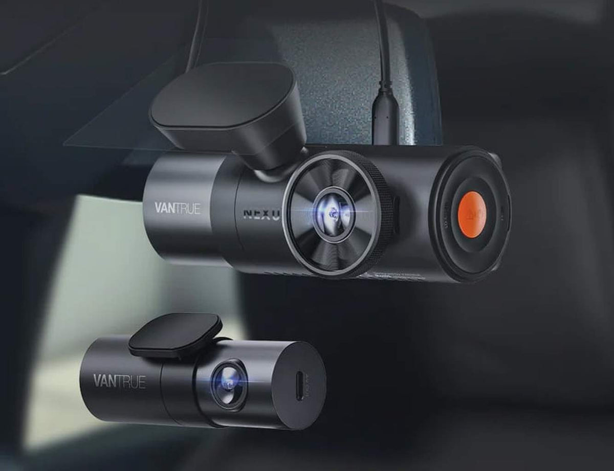 Vantrue N5 2K QuadHD 4CH Wifi GPS 360-degree dashcam