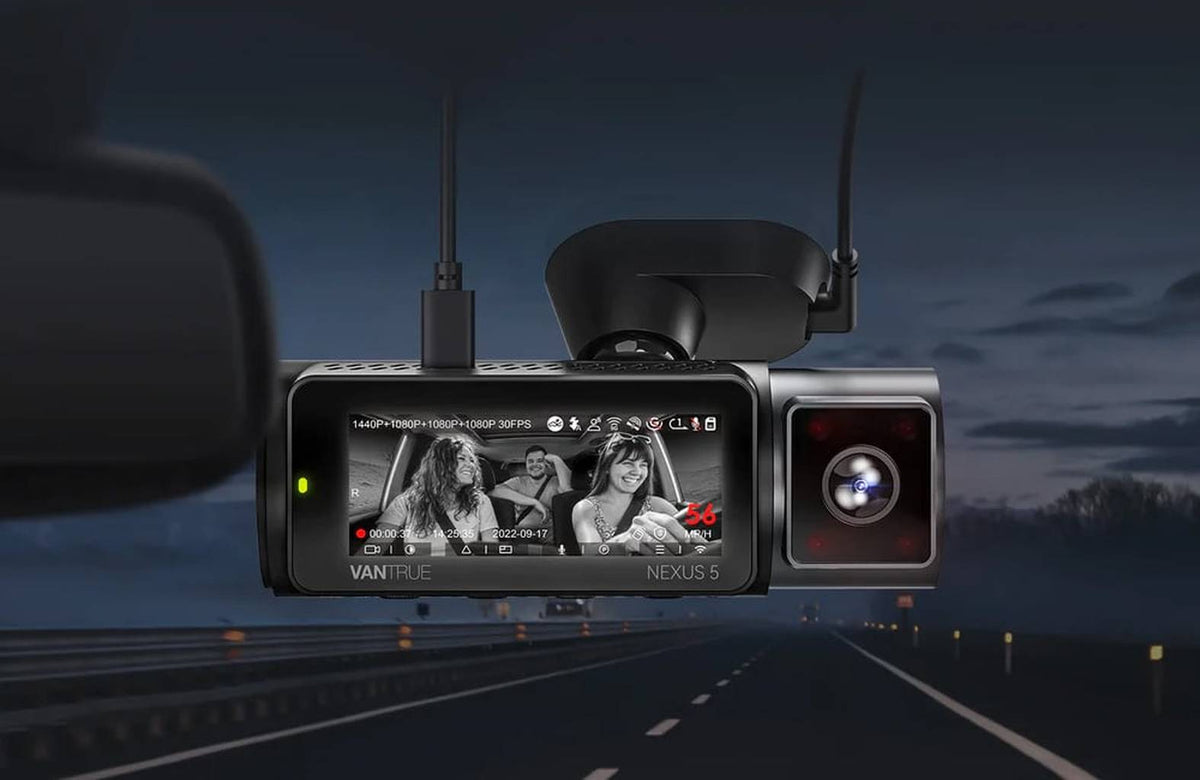 Vantrue N5 2K QuadHD 4CH Wifi GPS 360-degree dashcam