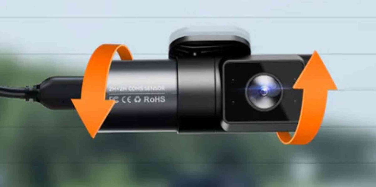 Vantrue N5 2K QuadHD 4CH Wifi GPS 360-degree dashcam